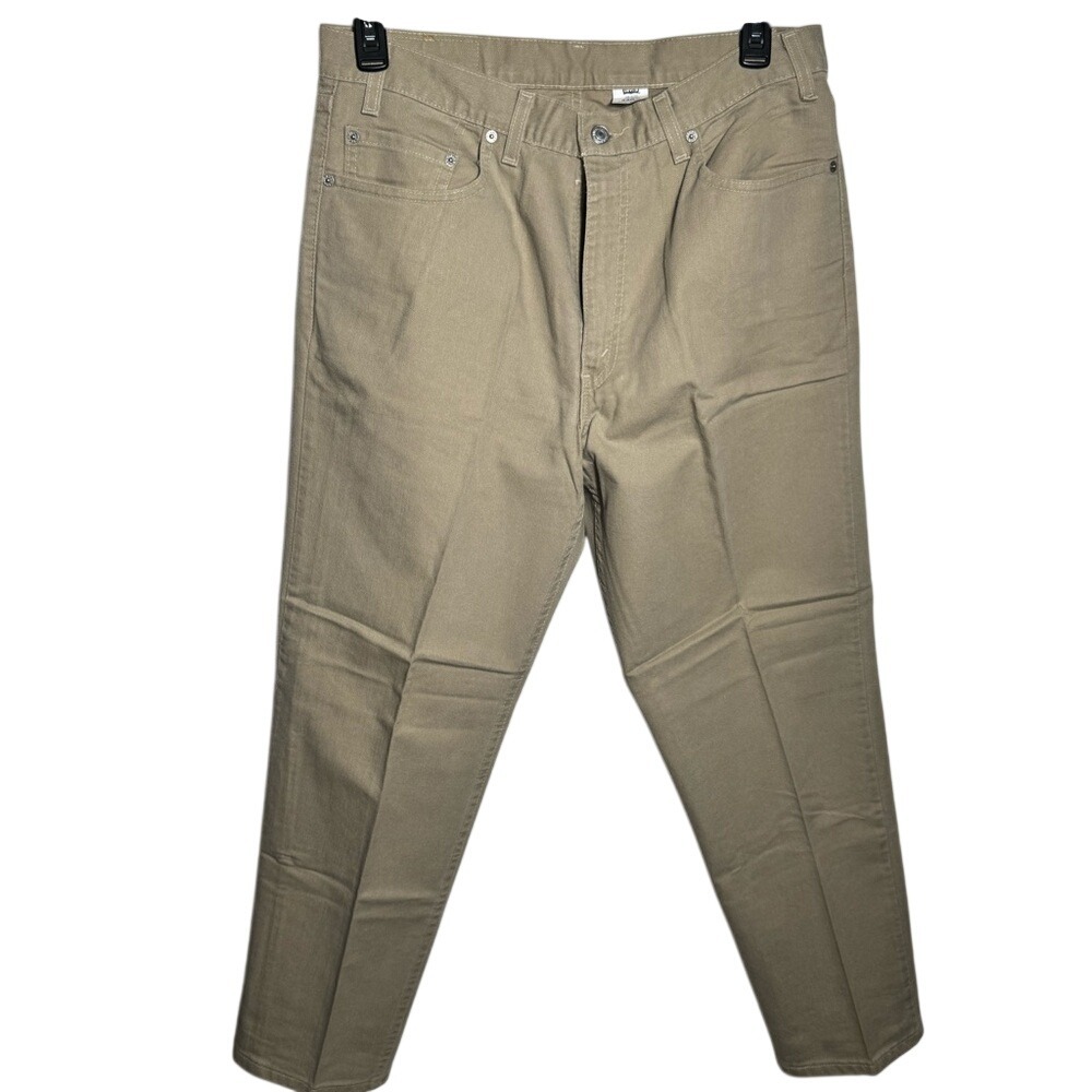 Levi's 550 Beige Relaxed‎ Fit Jeans W36 L30 - Picture 3 of 6